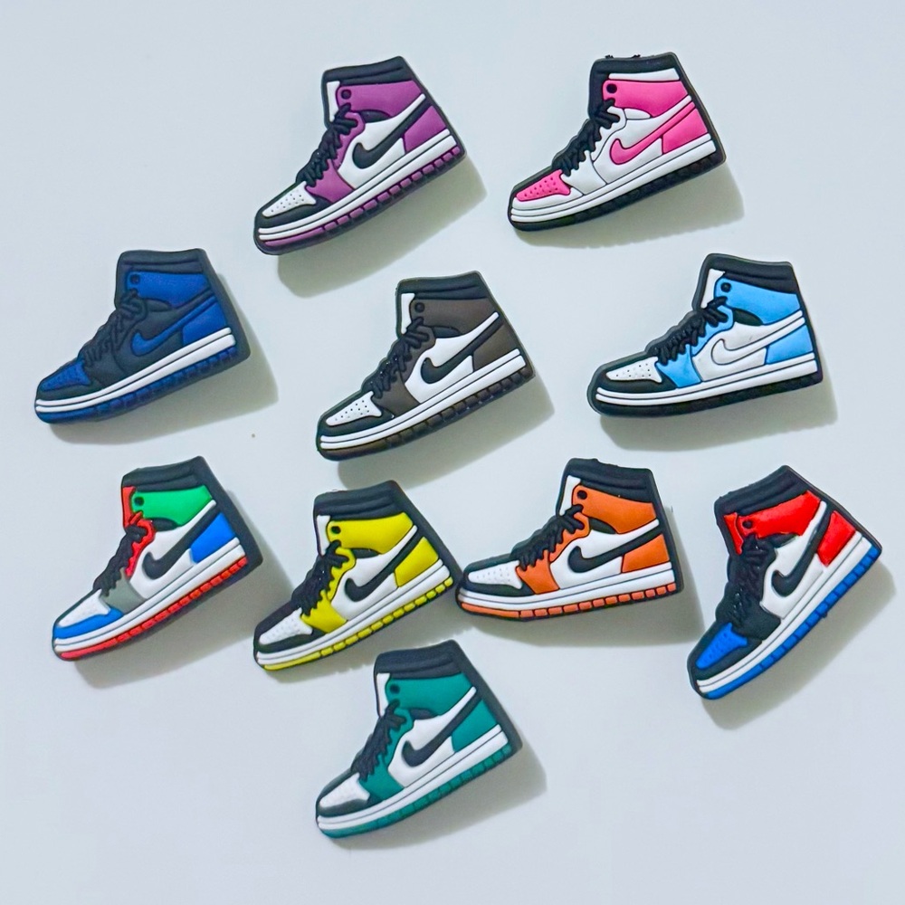 10 Sneakers Croc Charms Jibbit Shoe Charms Disney Croc Charms